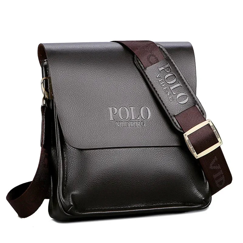 Men’s Business Shoulder Bag – Polo Vertical Satchel Crossbody Trend Bag - Evallys.com