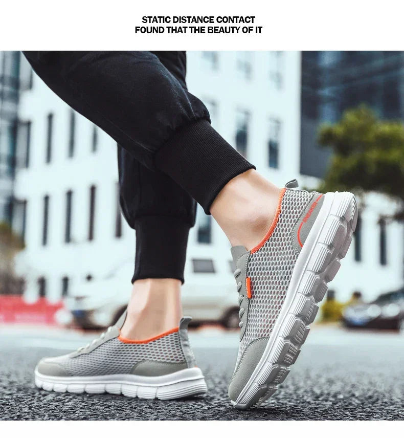 Men’s Summer Mesh Running Shoes – Lightweight Breathable Sneakers - Evallys.com