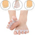 1 Pair Silicone Toe Separator, Bunion Corrector,Hammer Toe Corrector, Soft Silicone Material for Toe Separation Foot Care Tool - Evallys.com