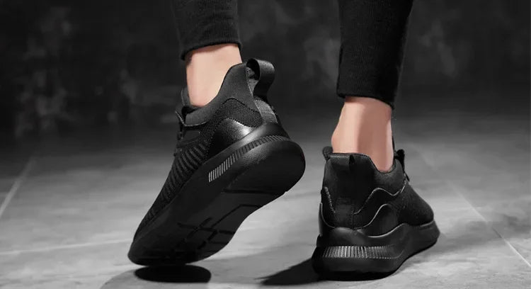 Men’s Elevator Sneakers – Breathable Mesh Height Increasing Shoes (6–10CM) - Evallys.com