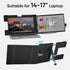 Dopesplay 14.1inch Portable Monitors 1200P FHD IPS Single Dual Second Screen Extender Display For Phone PC Mac 13.3-17" Laptops - Evallys.com