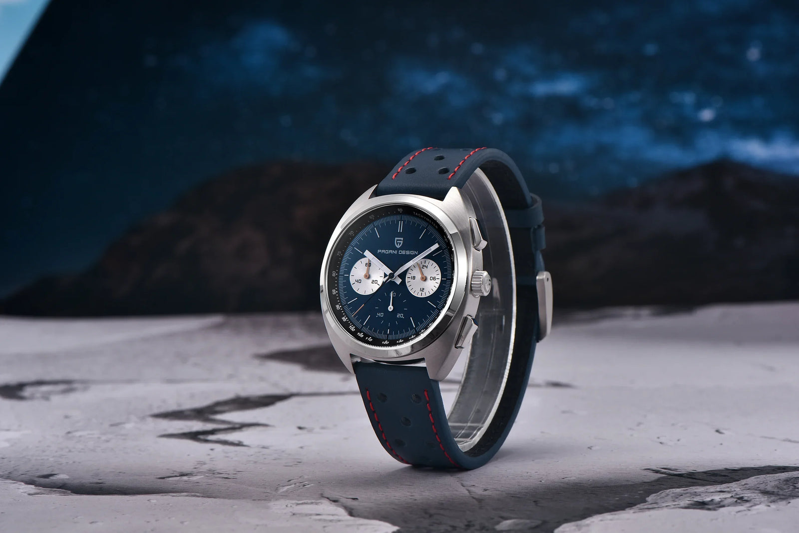 PAGANI DESIGN 2024 New Panda Dial Men Watches Luxury Quartz Watch For Men Japan VK63 Sport Chronograph Sapphire glass Wristwatch - Evallys.com