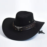 Vintage Suede Western Cowboy Hat – Party & Cosplay Big-Brim Cap - Evallys.com