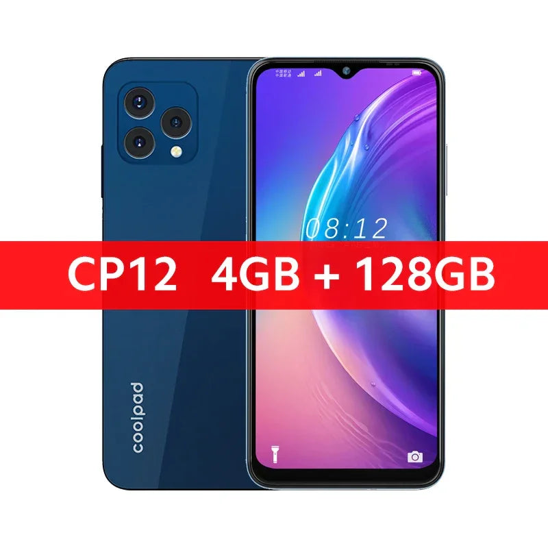 Global Version coolpad CP12 Smartphone 6.517" Waterdrop Display Octa Core Powerful Processor 4500mAh Battery 13MP Main Camera - Evallys.com