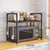 Kitchen Storage Rack Microwave Shelf Condiment Organizer Shelf Multi-Layer Simple Countertop Tidying Shelves Kitchen Accessories