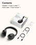 QCY H3 ANC Wireless Headphones Bluetooth 5.4 Hi-Res Audio Over Ear Headset 43dB Hybrid Active Noise Cancellation Earphones 60H - Evallys.com