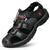 Men’s Genuine Leather Summer Sandals – Casual Outdoor Beach Shoes - Evallys.com