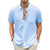 Men's Lightweight Hawaiian Shirts Cotton Linen Breathable Short Sleeve Shirts Vacation Beach Casual Summer Men Tops with Pocket - Evallys.com