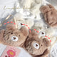 Japanese Girls Winter Soft Ropa Interior Cute Lingerie for Women Cartoon Bear Students Plush Sexy Bras Wireless Thin Bra Set - Evallys.com