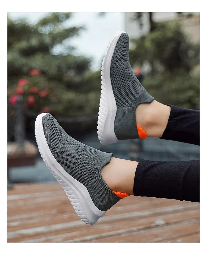 2023 Unisex High Canvas Sneakers – Durable White Slip-On Shoes - Evallys.com