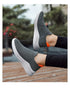 2023 Unisex High Canvas Sneakers – Durable White Slip-On Shoes - Evallys.com