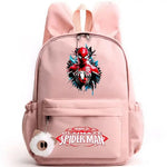 Spider-Man Backpack – Kids School Bag with Rabbit Ears & Travel Design - Evallys.com