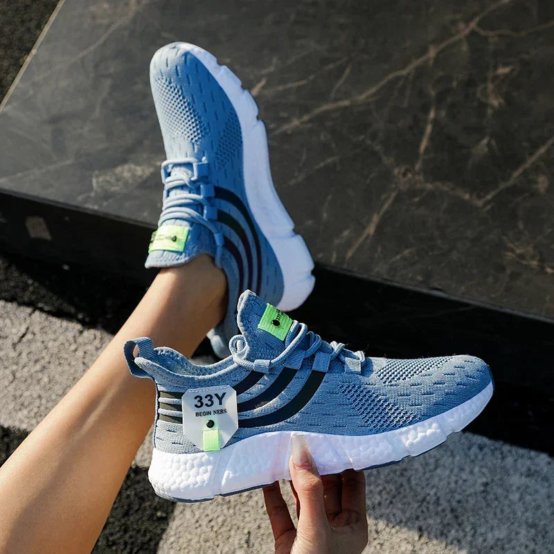 Men’s Lightweight Mesh Sneakers – Breathable Summer Running Shoes - Evallys.com
