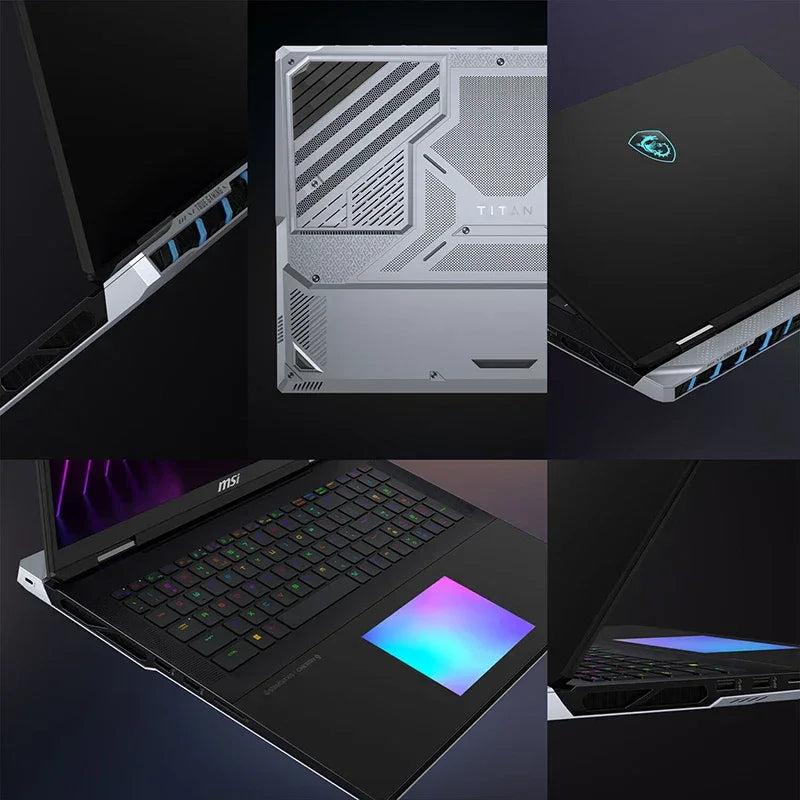 2024 MSI Titan 18 Ultra Gaming Laptop 18 Inch UHD 4K Mini LED 120Hz IPS Screen Notebook i9-14900HX 64GB 2TB RTX4080 Netbook PC - Evallys.com