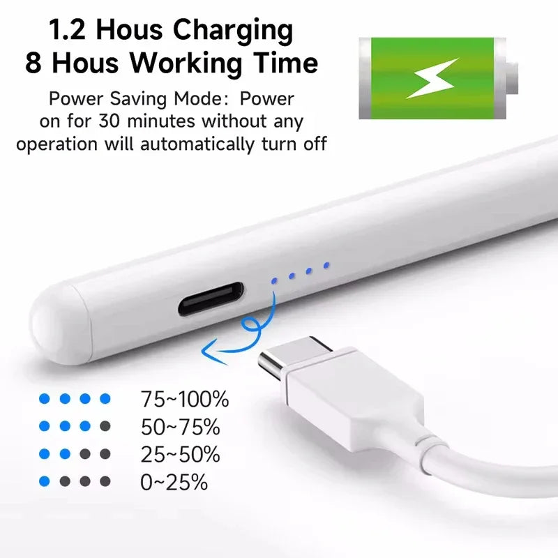 2024 Universal Stylus Pen For Android IOS Windows Tablet/Mobile Phone Capacitive Touchscreen Pen For Samsung Huawei Apple Xiaomi - Evallys.com