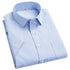 2022 Plus Size 8xL 7XL 6XL Men's Business Short Sleeve Fomal Shirts Man Striped Summer Work Dress Shirt Soft White - Evallys.com