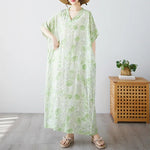Bohemian Summer Maxi Dress – Vintage Loose Beach Streetwear - Evallys.com