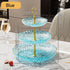 2/3 Tier Fruit Plate Stand Coffee Table Snack Tray Dried Fruit Dessert Plate Bar Counter Display Holder