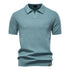 AIOPESON Men's Summer Breathable Polo Shirt Short Sleeve Solid Color Casual Polo Shirts for Men Lightweight Stretch Polo ﻿ - Evallys.com