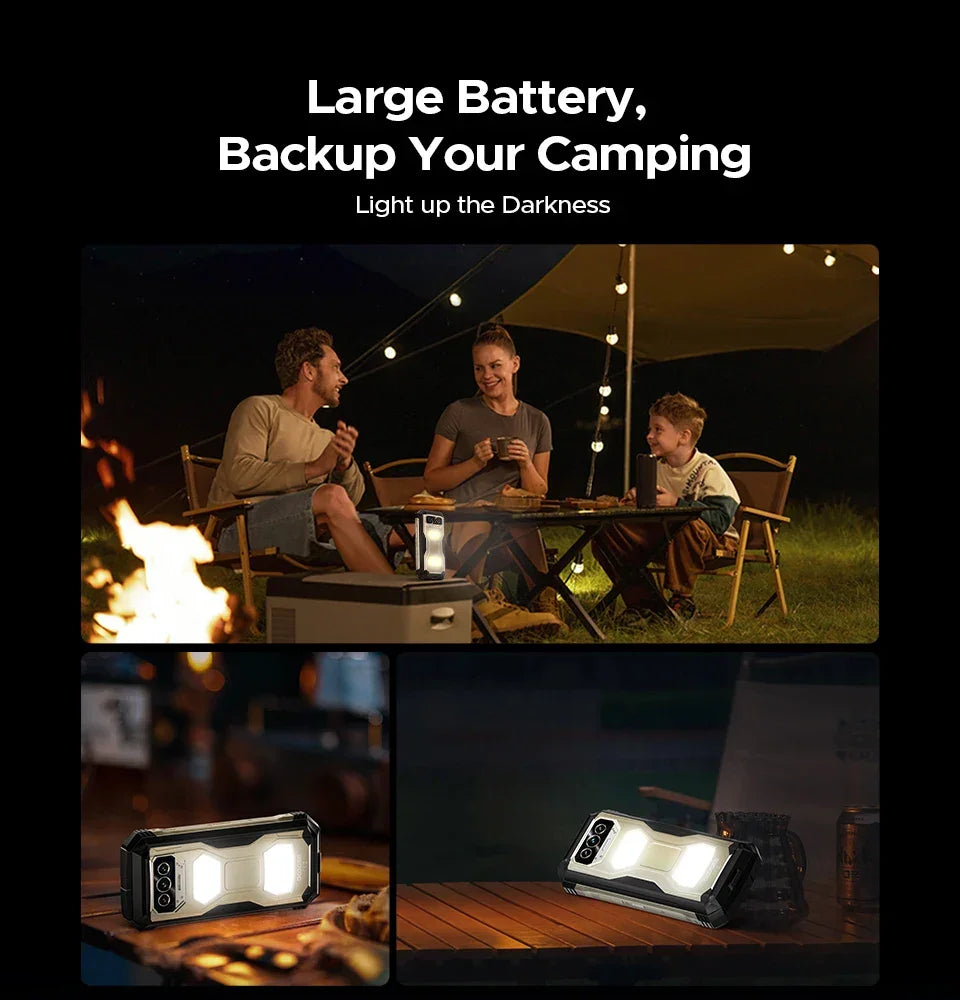 World Premiere DOOGEE V Max S 5G Rugged Phone Dual Camping Lights 22000mAh Battery 24GB(8+16) 256GB 108MP AI Camera Smartphone - Evallys.com