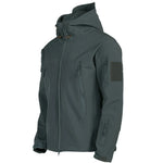 Military Shark Skin Soft Shell Jackets Men Tactical Windproof Waterproof jacket men Army Combat Jackets Mens Hooded Bomber Coats - Evallys.com
