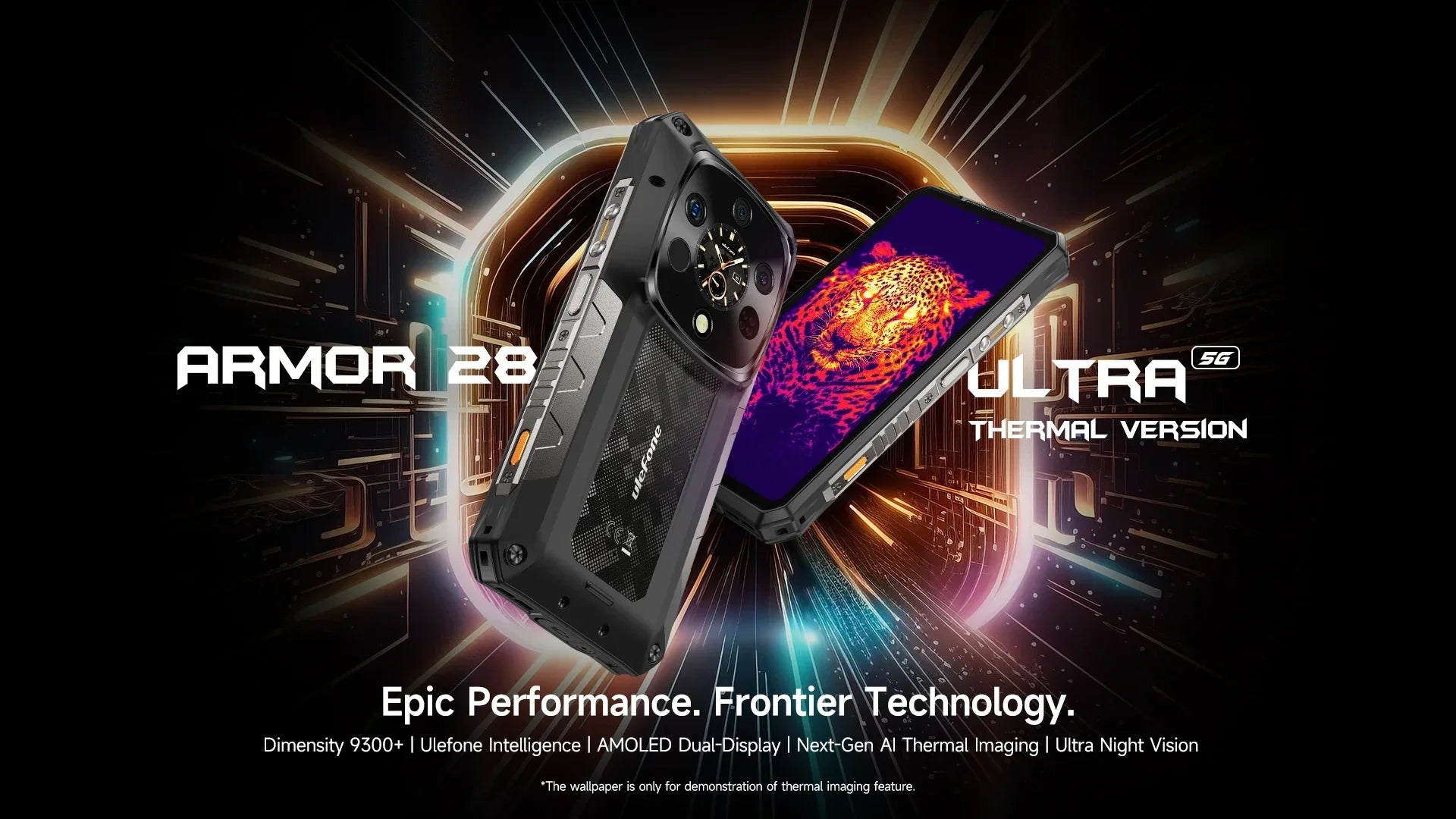 Ulefone Armor 28 Ultra 5G AI Thermal Imaging Rugged Phone Dimensity 9300+ 1TB ROM 32GB RAM Android Smartphone AMOLED Mobile - Evallys.com