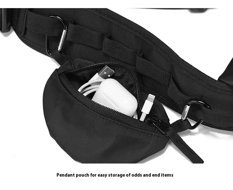 Causal Nylon Shoulder Man Bag Japanese Teenager School Laptop Sling Men's Bag Streetwear Travel Cross Bag Messenger Bags for Men - Evallys.com