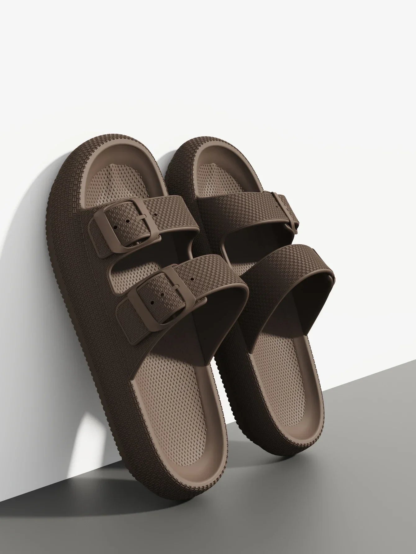 2025 Men’s Thick Sole Slippers – Non-Slip Shower & Indoor Sandals - Evallys.com