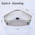 Kitchen Sink Drain Basket Stainless Steel Triangle Food Vegetables Peel Egg Filter Storage Organizer Kitchen Shelf Rack Drainier