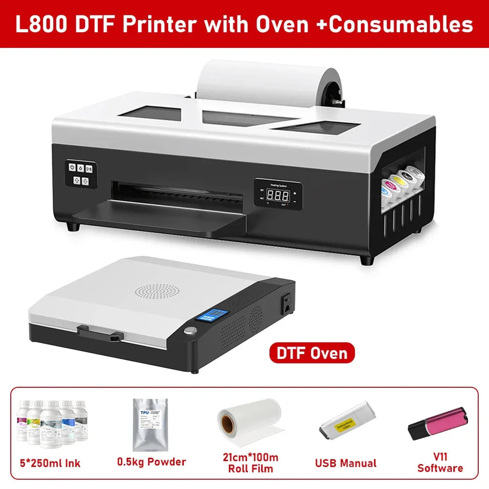 A4 DTF Printer for Epson L805 Direct to Film DTF Impresora Heat Transfer DTF Printer for Clothes Tshirt DTF Printing Machine - Evallys.com