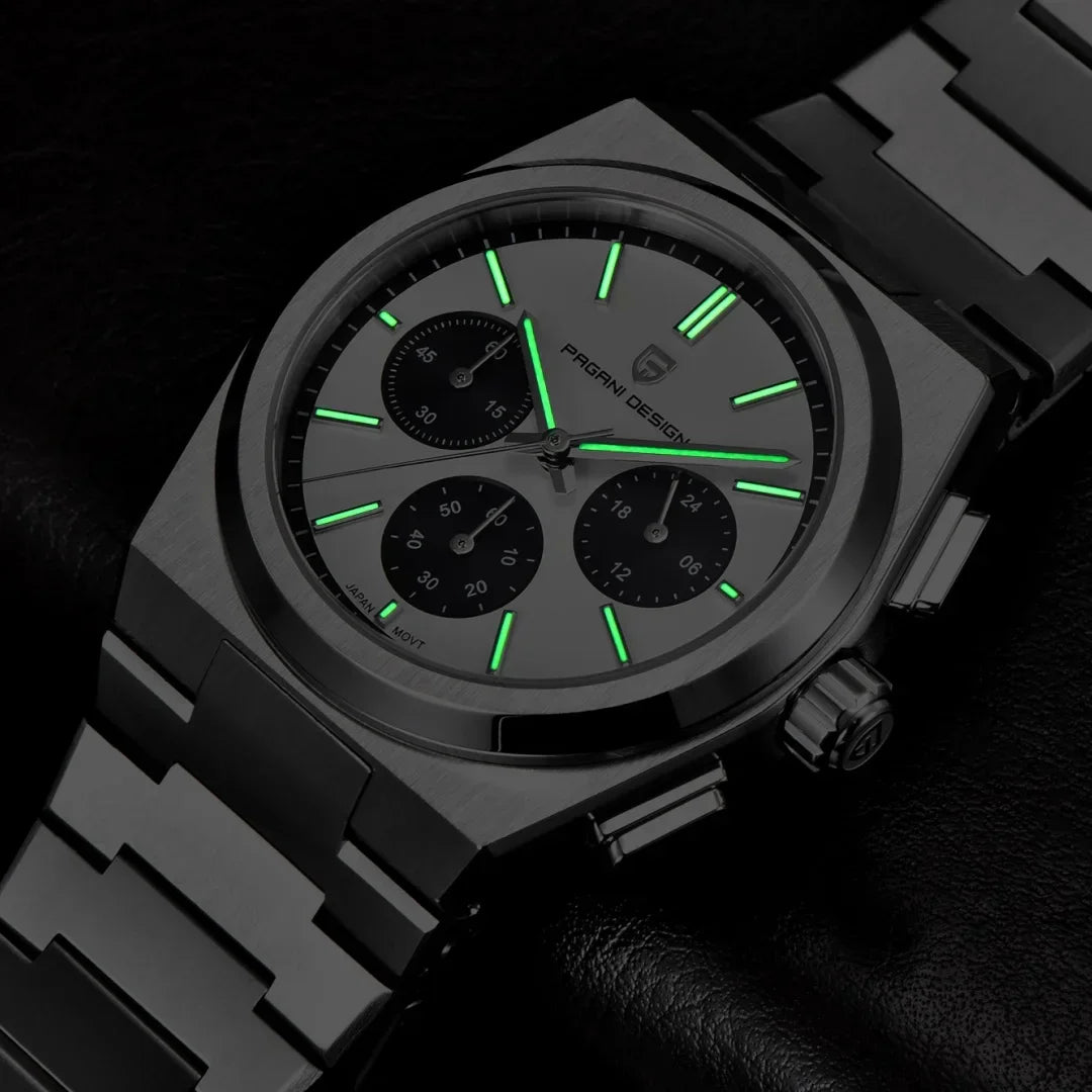 PAGANI DESIGN 2024 New Men Watches Quartz Business Watches VK63 Mens Clock Top Brand Luxury Watch Men Chronograph Watch for Men - Evallys.com