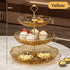 2/3 Tier Fruit Plate Stand Coffee Table Snack Tray Dried Fruit Dessert Plate Bar Counter Display Holder