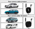 10" Dash Cam 4K 3840*2160P Car Dvr Carplay Android Auto GPS 5G WIFI AUX Stream RearView Mirror Dashcam Camera Drive Recorder FM - Evallys.com