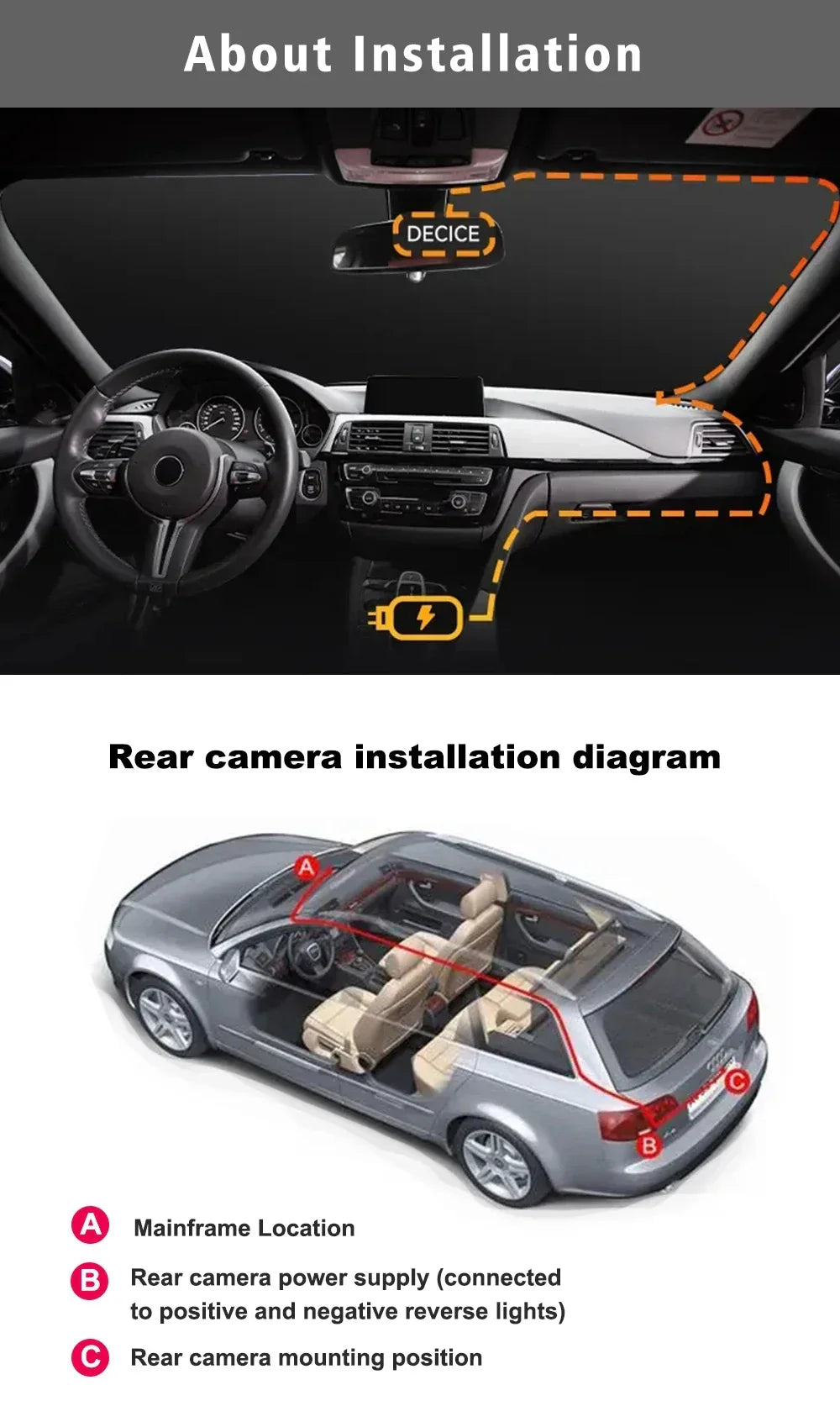 10" Dash Cam 4K 3840*2160P Car Dvr Carplay Android Auto GPS 5G WIFI AUX Stream RearView Mirror Dashcam Camera Drive Recorder FM - Evallys.com