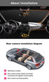 10" Dash Cam 4K 3840*2160P Car Dvr Carplay Android Auto GPS 5G WIFI AUX Stream RearView Mirror Dashcam Camera Drive Recorder FM - Evallys.com
