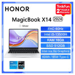 2024 New HONOR Laptop MagicBook X14 Pro 2024 14"Inch FHD Intel Core i5-13500H AMD Ryzen R5 7640HS Computer PC Notebook Ultrabook - Evallys.com