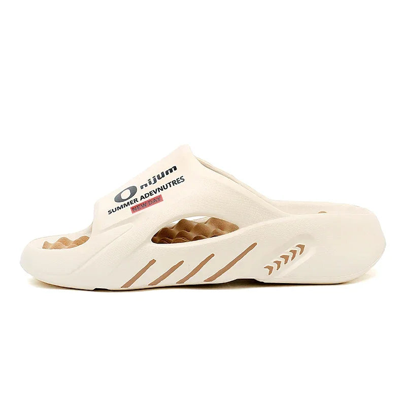 2024 Men’s Massage Slippers – Comfortable EVA Slides for Indoor & Outdoor - Evallys.com