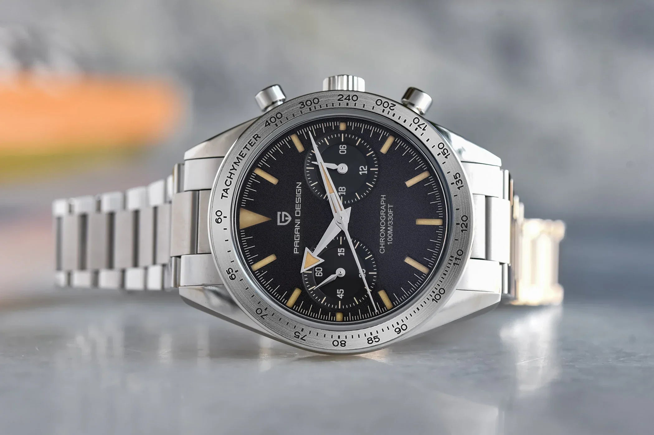 2024 New PAGANI DESIGN Retro Mens Watches Moon Quartz Watch For Men Speed Sports Chronograph AR Sapphire VK64 Clock Reloj Hombre - Evallys.com