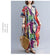 Boho Floral Maxi Dress – Cotton Linen V-Neck Summer Beach Wear - Evallys.com