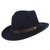 GEMVIE Western Fedora Cowboy Hat – Unisex Wide Brim Sombrero - Evallys.com