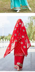 India Pakistan Punjabi Suit Set – Kurta, Dupatta & Pants for Women - Evallys.com