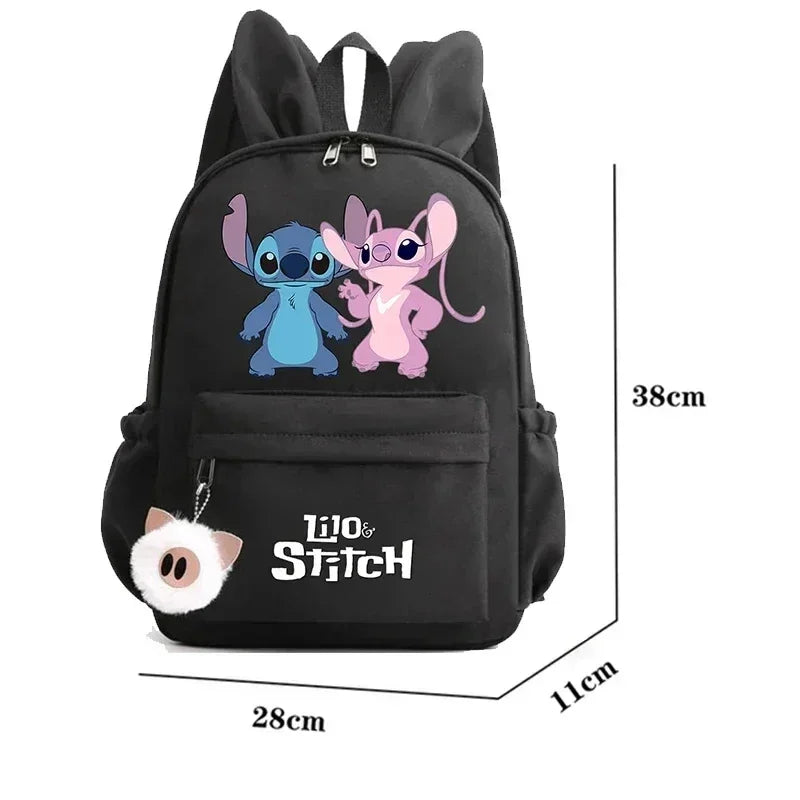 Spider Man Backpack for Girls Boys Teenager Children Rucksack Casual School Bags Travel Rabbit Ears Backpacks Mochila Travel Bag - Evallys.com