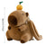 Cute Capybara Plush Backpack Funny Kawaii Doll Fur Bag Cartoon Capybara Shoulder Bag Soft Girl Small Backpack for Girls Children - Evallys.com