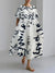 3D Printed Women’s Crew Neck Dress – Harajuku Street Party Wear - Evallys.com