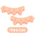 1 Pair Silicone Toe Separator, Bunion Corrector,Hammer Toe Corrector, Soft Silicone Material for Toe Separation Foot Care Tool - Evallys.com