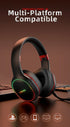 Kofire UG-05 Gaming Headphones 2.4G BT5.0 Wireless Headset With Mic RBG Light Vibration Bluetooth Earphone For PS4 PS5 PC Switch - Evallys.com