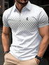 Business Men's Golf Polo Short Sleeve Polo Shirt Outdoor Casual Daily Streetwear Summer 3D Print Micro-elastic Polyester - Evallys.com