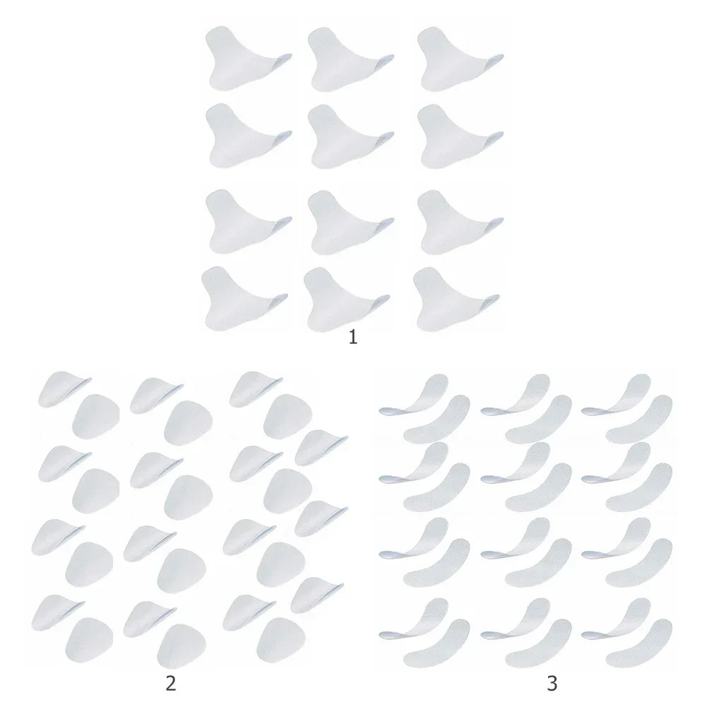 135-12pcs Thin Face Stickers EVA Anti-Wrinkle Anti-aging Patches Forehead Lift Tapes Beauty Skin Lift Up Unisex Skin Care Tool - Evallys.com