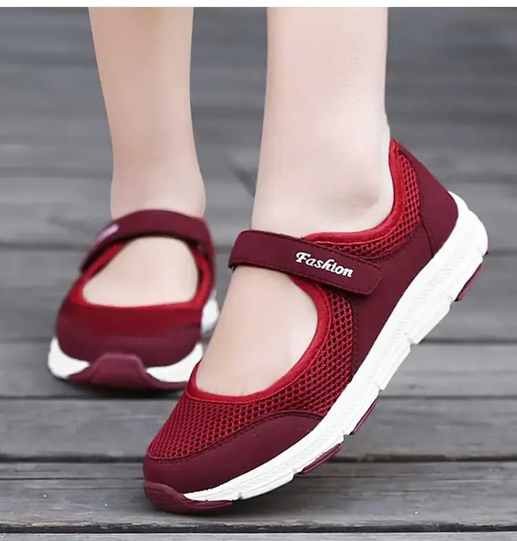 Women’s Lightweight Vulcanized Shoes – Breathable Casual Walking Sneakers - Evallys.com
