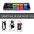 10 Inch Mirror Camera for Car Touch Screen Video Recorder Rearview mirror Dash Cam Front and Rear Camera Mirror DVR Black Box - Evallys.com